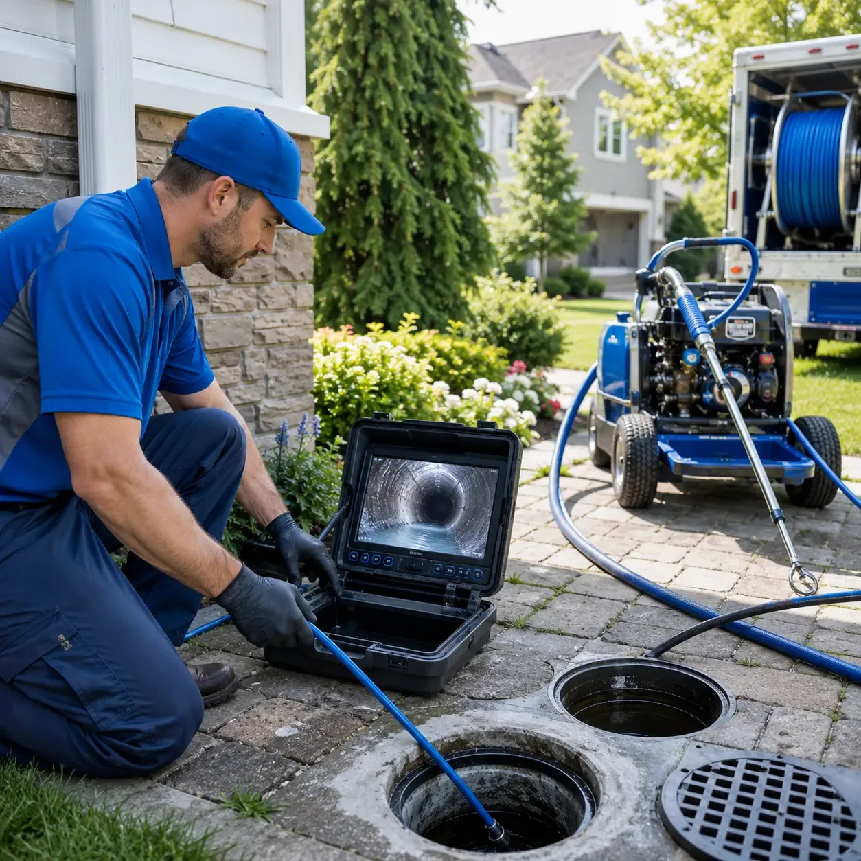 Outdoor drain cleaning professionals serving Spartansburg, PA